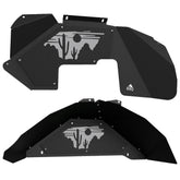 Jeep JK Aluminum "Desert Cactus" Front and Rear Inner Fenders