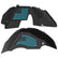 Jeep JL Aluminum "American Flag" Front and Rear Inner Fenders