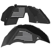 Jeep JL Aluminum "American Flag" Front and Rear Inner Fenders