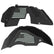 Jeep JL Aluminum "American Flag" Front and Rear Inner Fenders