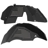 Jeep JL Aluminum "American Flag" Front and Rear Inner Fenders