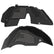 Jeep JL Aluminum "American Flag" Front and Rear Inner Fenders