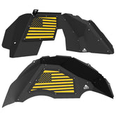 Jeep JL Aluminum "American Flag" Front and Rear Inner Fenders