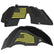 Jeep JL Aluminum "American Flag" Front and Rear Inner Fenders
