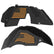 Jeep JL Aluminum "American Flag" Front and Rear Inner Fenders