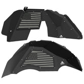 Jeep JL Aluminum "American Flag" Front and Rear Inner Fenders