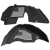 Jeep JL Aluminum "American Flag" Front and Rear Inner Fenders