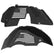 Jeep JL Aluminum "American Flag" Front and Rear Inner Fenders