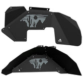 Jeep JK Aluminum "Desert Cactus" Front and Rear Inner Fenders