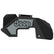 Jeep JK Aluminum "Paw Print Jeep" Front Inner Fenders