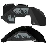 Jeep JK Aluminum "Ridgeline" Front and Rear Inner Fenders