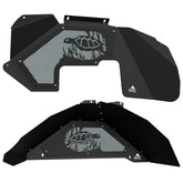 Jeep JK Aluminum "Turtle in Coral" Front and Rear Inner Fenders
