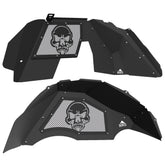 Jeep JL Aluminum "Beast Skull" Front and Rear Inner Fenders