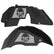 Jeep JL Aluminum "Beast Skull" Front and Rear Inner Fenders