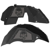 Jeep JL Aluminum "Beast Skull" Front and Rear Inner Fenders