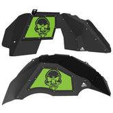 Jeep JL Aluminum "Beast Skull" Front and Rear Inner Fenders