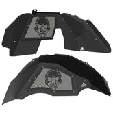 Jeep JL Aluminum "Beast Skull" Front and Rear Inner Fenders