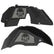 Jeep JL Aluminum "Beast Skull" Front and Rear Inner Fenders