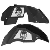 Jeep JL Aluminum "Beast Skull" Front and Rear Inner Fenders