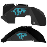 Jeep JK Aluminum "Desert Cactus" Front and Rear Inner Fenders