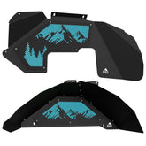 Jeep JK Aluminum "Ridgeline" Front and Rear Inner Fenders