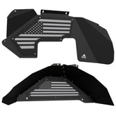 Jeep JK Aluminum "American Flag" Front and Rear Inner Fenders