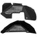 Jeep JK Aluminum "Distressed American Flag" Front and Rear Inner Fenders