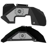 Jeep JK Aluminum "Sunflower Jeep Girl" Front and Rear Inner Fenders