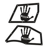 Jeep JL "High Five" Aluminum Design Plate for Inner Fenders