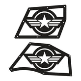 Jeep JL "Winged Star" Aluminum Design Plate for Inner Fenders