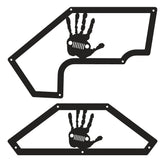 Jeep JK "High Five" Aluminum Design Plate for Inner Fenders