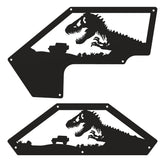 Jeep JK "Jurassic" Aluminum Design Plate for Inner Fenders