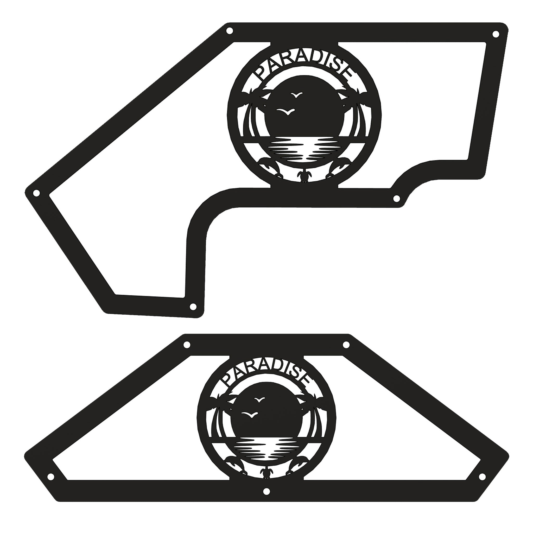 Jeep JK JKU Aluminum Paradise Inner Fender Design Plates – Rock Ready ...