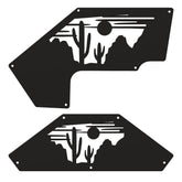 Jeep JK "Desert Cactus" Aluminum Design Plate for Inner Fenders