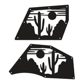 Jeep JL "Desert Cactus" Aluminum Design Plate for Inner Fenders