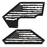Jeep JK "Distressed American Flag" Aluminum Design Plate for Inner Fenders