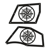 Jeep JL "Compass" Aluminum Design Plate for Inner Fenders