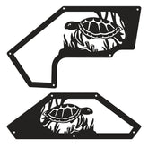 Jeep JK "Turtle in Coral" Aluminum Design Plate for Inner Fenders