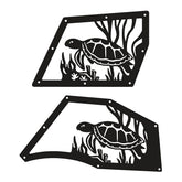 Jeep JL "Turtle in Coral" Aluminum Design Plate for Inner Fenders