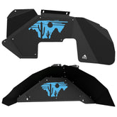 Jeep JK Aluminum "Desert Cactus" Front and Rear Inner Fenders