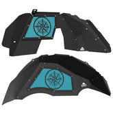 Jeep JL Aluminum "Compass" Front and Rear Inner Fenders