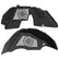Jeep JL Aluminum "Compass" Front and Rear Inner Fenders