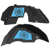 Jeep JL Aluminum "Compass" Front and Rear Inner Fenders