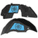Jeep JL Aluminum "Compass" Front and Rear Inner Fenders