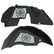 Jeep JL Aluminum "Compass" Front and Rear Inner Fenders