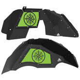 Jeep JL Aluminum "Compass" Front and Rear Inner Fenders