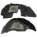 Jeep JL Aluminum "Compass" Front and Rear Inner Fenders