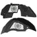 Jeep JL Aluminum "Compass" Front and Rear Inner Fenders