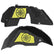 Jeep JL Aluminum "Compass" Front and Rear Inner Fenders