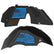 Jeep JL Aluminum "Distressed American Flag" Front and Rear Inner Fenders
